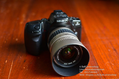 ขายกล้องฟิล์ม Minolta a303si  Serial 91901275 พร้อมเลนส์ Sigma 28-80mm Macro