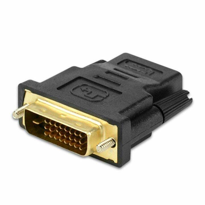 24k-plated-plug-male-to-female-dvi-converter-1080p-for-hdtv-projector-monito-dvi-24-1-to-hdmi-compatible-adapter-cables