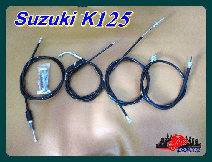 suzuki-k125-cable-set-front-brake-amp-clutch-amp-throttle-set-high-quality-ชุดสายเซ็ท-เบรคหน้า-125-ซม-สายคลัช-116-ซม-สายเร่งชุด-122-ซม