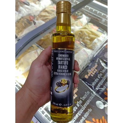 อาหารนำเข้า🌀 Italy natural olive oil mixed white truffle giuliano extra virgin Olive Oil Dressing White Truffle Fla 250mlWhite truffles