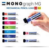 [THEARTSHOP] Ngòi chì bấm cơ khí màu đen TOMBOW Mono Graph MG cao cấp Nhật Bản 0.3 0.5mm