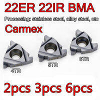 22ER 4TR 5TR 6TR BMA 22IR 4TR 5TR 6TR BMA 2pcs 3pcs 6pcs Carmex carbide insert การแปรรูปสแตนเลสและเหล็ก