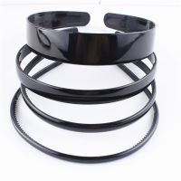 Fashion Mens Women Unisex Black Wavy Hair Head Hoop Band Sport Headband Hairband Hair Accessories