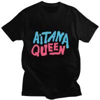 Aitana Ocana Singer Classic Design Simple Print Cotton Loose Sport Tshirt High