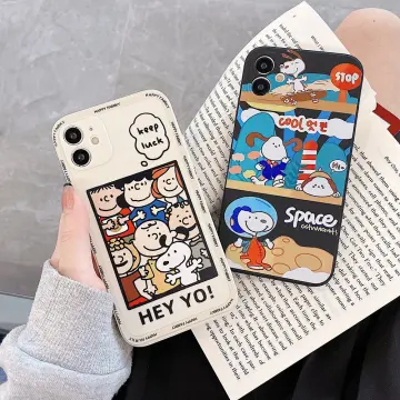 Peanuts, Snoopy Candy Cane Food Dish Case-Mate iPhone Case