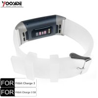 ♝㍿☼ YOOSIDE Transparent Clear Silicone Band Strap for Fitbit Charge 3 /Charge 3 SE Replacement Wristbands Women Men