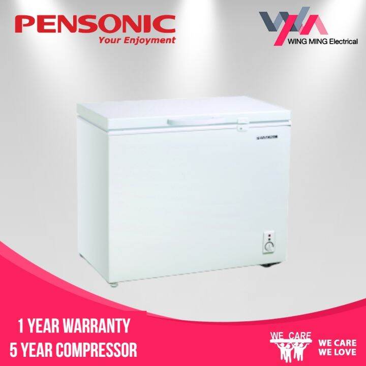 pensonic 200l chest freezer pfz 202