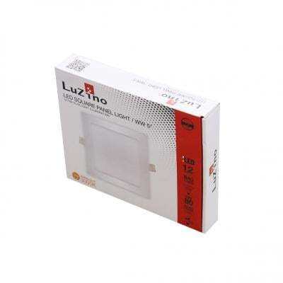 buy-now-โคมดาวน์ไลท์หน้าเหลี่ยม-5-นิ้ว-led-12-วัตต์-warm-white-luzino-รุ่น-pn-jyx0102-12w-ww-สีขาว-แท้100