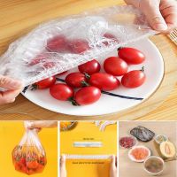 Disposable Food Cover Plastic Wrap Elastic Food Lids Food Grade Fruit Vegetable Storage Bags Kitchen Fresh Keeping Saver Bags