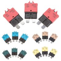 Car Medium Safety Plate Manual Automatic Reset Recoverable Circuit Breaker Insert Fuse Medium Insert