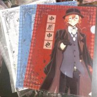 ❦❐ Bungo Stray Dogs Anime Folder Dazai Osamu Ryunosuke Akutagawa A4 File Bag Document Storage Organizer School Supplies Stationery