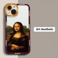 เคส ZF Art Aesthetic David Mona Lisa สำหรับ Samsung Galaxy A13 A14 A34 A54 A52 A32 A53 A73 A72 A33 S22 S21พิเศษ S20FE S23ปก Plus