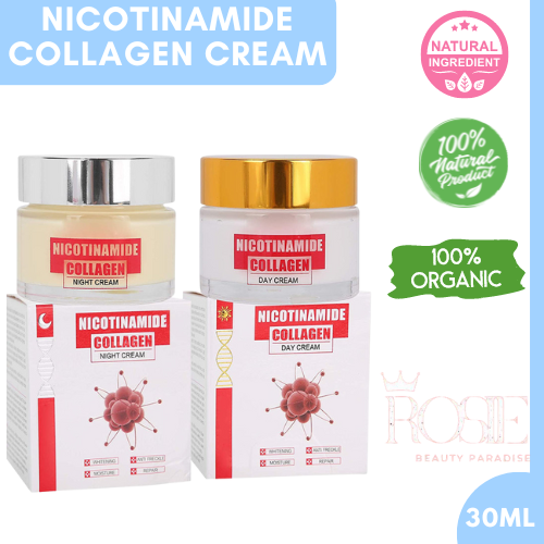 ORIGINAL Day And Night NICOTINAMIDE Whitening Cream Collagen Facial