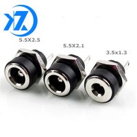 10PCS 5.5x2.1/5.5x2.5mm DC-022B Power Jack Socket Supply Female Panel Mount Connector Plug Adapter 2 Terminal Type DC Connector