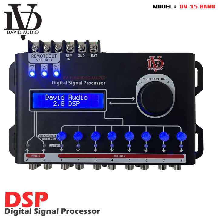 dsp-ของเข้าแล้ว-ชุดปรับแต่งจูนระบบเสียง-david-audio-รุ่น-dv-15-band-เหมาะสำหรับ-วางระบบ-รถเครื่องเสียง-ที่-ต้องการ-แยกระบบเสียง8-ทาง