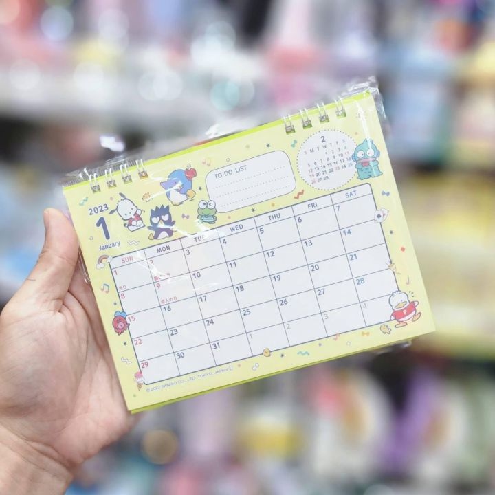 ปฏิทิน-sanrio-character-ปี-2023-งานลิขสิทธิ์ญี่ปุ่น-มาใหม่-ปฏิทินตั้งโต๊ะ-2023ปฏิทินปีใหม่-ลายการ์ตูน-ปฏิทินปี2566-ขนาด-17-8-13-8-cm-พร้อมส่งครบ-8-ลาย-ตามภาพ