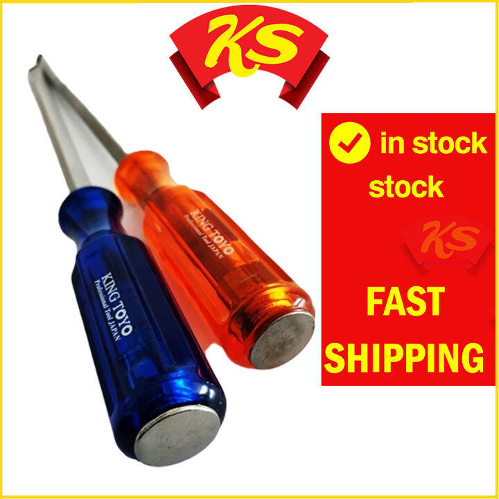 Screwdriver Philip / Flat King Toyo GoThru 6mm X 100mm / 6mm x 150mm