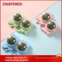 ZHUAFENGXI ของเล่นสัตว์เลี้ยงลูกสำหรับสัตว์เลี้ยงเคี้ยวหญ้าแมวของเล่นแบบโต้ตอบ