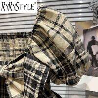 RYRYSTYLE เสื้อเชิ้ตแขนสั้นสำหรับผู้หญิงเสื้อเชิ๊ตพิมพ์ลายกลิ่นหอมขนาดเล็กหูกระต่าย3มิติสไตล์ใหม่ฤดูร้อน