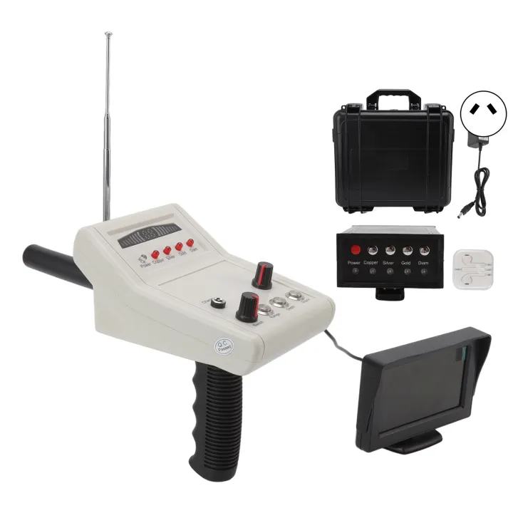15m Depth 1000m Range Metal Detector Locator Display Screen Remote