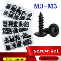 M3 M4 M5 Fasteners Screws Nut And Bolt Set Cross Pan Self Tapping Screws For Furniture Hardware Carbon Steel Screws And Nuts