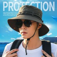 [COD] Mens hat summer style middle-aged dad Korean version trendy outdoor sun travel mountaineering female