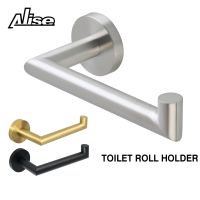 Toilet Roll Holder Wall Mounted Toilet Paper Holder SUS304 Stainless Steel Tissue Paper Holder for Bathroom Kitchen Accessories Toilet Roll Holders