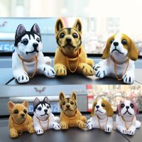 [Toy City] 2022Doll Husky Beagle St Bernard Shepherd Shake Head Dog Decoration Car Interior Cute Creative Gift Tabletop Ornament