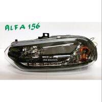 [เกรดพรีเมี่ยม] [] ไฟหน้าโปรเจคเตอร์​ ALFA ROMEO 156 เบ้าดำ​ มี​ DAYLIGHT JR1 อุปกรณ์แต่งรถ อะไหล่รถยนต์ มอไซค์