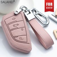 Leather Car Key Case Cover Holder Fob For BMW X1 X3 X5 X6 F30 F34 F10 F20 G20 G30 G02 G05 F15 F16 E90 E70 E92 E60 1 3 5 7 Series