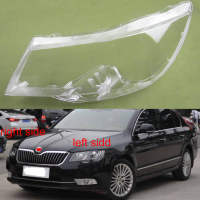 For Skoda Superb 2013 2014 2015 Headlamp Lamp Cover Lens Glass Lamp Cover Headlight Transparent Lampshade