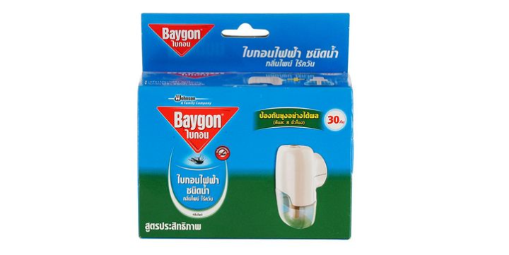 ของแท้-100-เครื่องไล่ยุงไฟฟ้า-baygon-p30pie-เครื่องไล่ยุง-ป้องกันคุณจากยุงร้ายพร้อมกลิ่นสนสกัดจากธรรมชาติและไร้ควันรบกวน