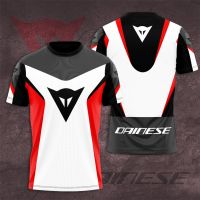T SHIRT   2023 new design- DaineseS Racing Team 3D Print Summer Men T-Shirt Short Sleeve Fashion Sport Children Clothing Tees Shirts