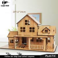 รถของเล่น3D จิ๊กซอว์ปริศนาไม้สถาปัตยกรรม DIY บ้านวิลล่าเด็กเด็กผู้ชายเด็กผู้หญิงการศึกษา