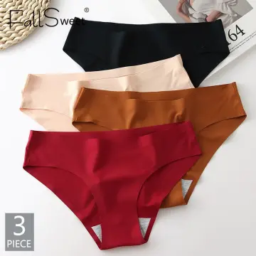 3pcs/pack women's seamless panty underwear low