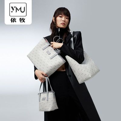 MLBˉ Official NY Yimu tote bag female large-capacity niche Messenger bag college students class commuting bag one-shoulder female bag handbag