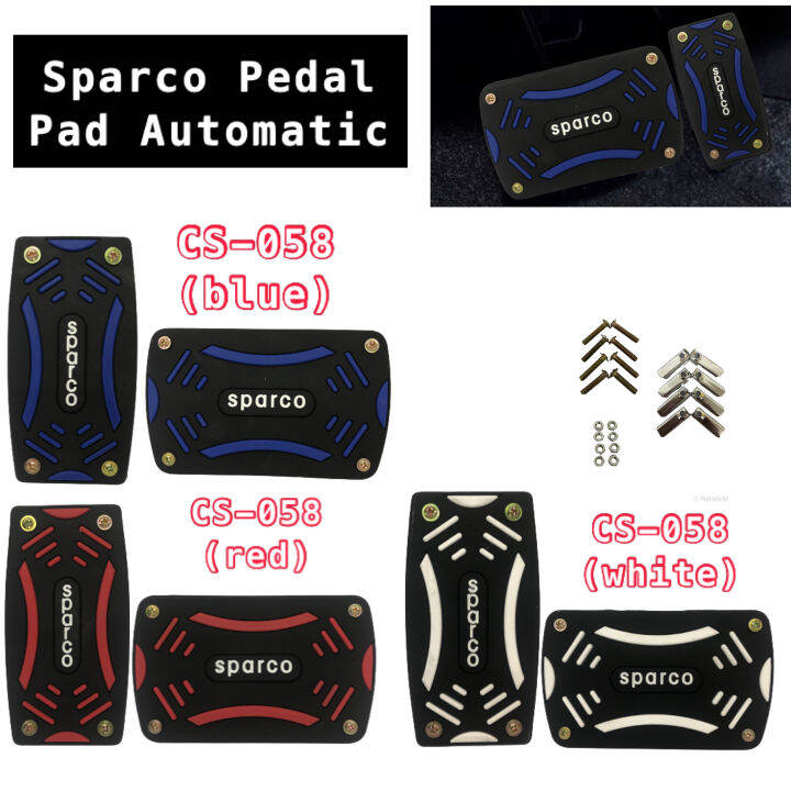 CPA Sparco Car Pedal Pad Automatic Car Accelerator Clutch Brake Steel