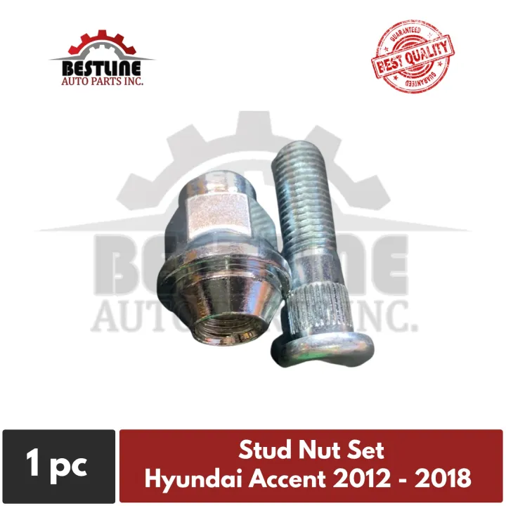 Stud Nut for Hyundai Accent 2012 to 2018 1 Set Lazada PH