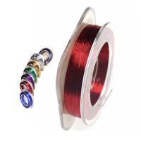 1PC 50m/spool Metallic Rod Building Wrapping Thread Line for Rod Repairing DIY Fishing Guide Ring Eyelet Fixing Thread Fishing Lines