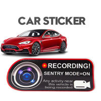 For Tesla Model 3 X S Y 2021 Car Styling Sentry Mode Recorder Static Sticker Recording Reminder Interior Window Sticker