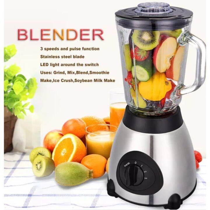 High Speed Blender Heavy Duty Fruit Juicer Ice Crusher Countertop