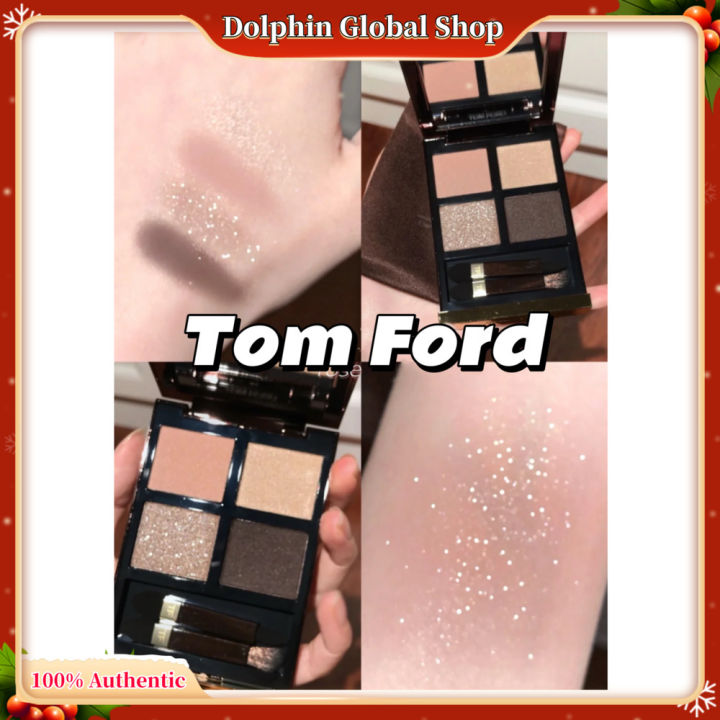 100% Authentic】 Tom Ford TF New Four Color Eyeshadow Palette 38  35/20/33/31/04/30/28/39Chăm sóc da Làm đẹp Trang điểm 
