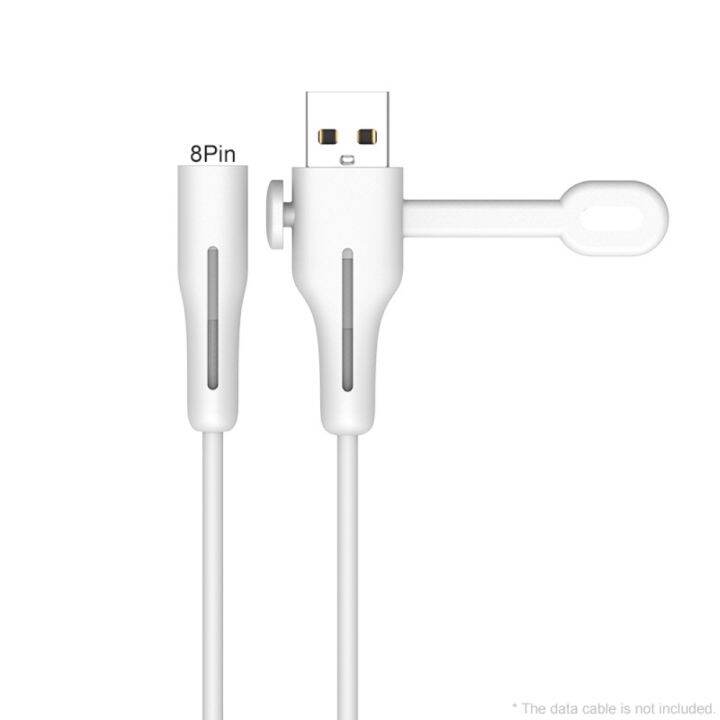 ซิลิโคนแบบพกพาatol-ctol-usbสายชาร์จสายไฟฝาครอบป้องกันสำหรับiphone-atolที่เก็บสายไฟชุดatol-ctolซิลิโคนanti-breaking-lightningสายชาร์จprotectorสายชาร์จกัดwinder