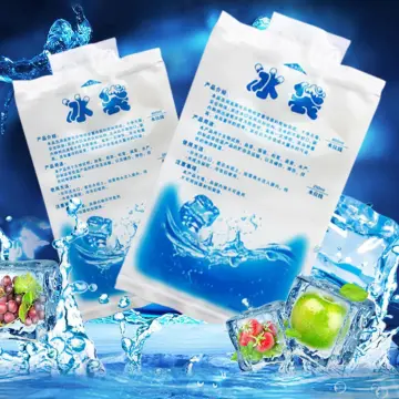 Tebru Freezer Gel Pack, 10pcs Reusable Ice Packs Gel Cooling Bags