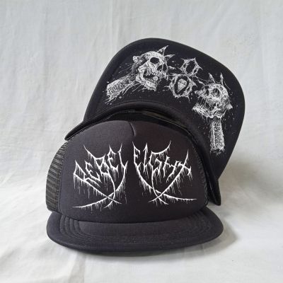 หมวก TRUCKER HATS REBEL Network 8 EIGHT SKULL