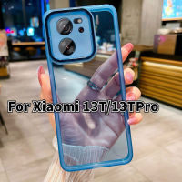 เคสสำหรับ Xiaomi 13T Pro Mi13T 13Tpro Xiaomi 13TPro Xiaomi13T 13TPro 5G 2023ชุบสี่เหลี่ยมเคสโทรศัพท์แฟชั่นคู่รักนุ่มกันกระแทกมาพร้อมเลนส์เคสกันกระแทกฝาหลัง