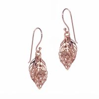 ต่างหูใบไม้จิ๋ว Leaf Earrings ,Tiny Leaf Earrings, Small Simple Leaf Earrings Silver, Minimalis sa