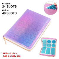 5072 Slots Stamping Plate Holder Holographic Nail Art Stamp Template Case Regular Square Nail Art Plate Organizer Empty Bag