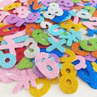 Glitter Foam Stickers Self Adhesive Numbers Stickers for Scrapbooking Card Art Craft Making Kids Fun Creative DIY Toys Paper Stickers