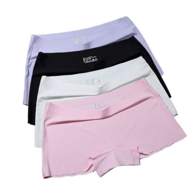 Sexy Women Seamless Safety Short Pants Summer Quality Under Skirt Shorts Ice Silk Breathable Cotton Short Tights Boxer Women New